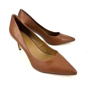 14th & Union Womens Cognac Brown Pointed Toe Stiletto Pumps Size 13M